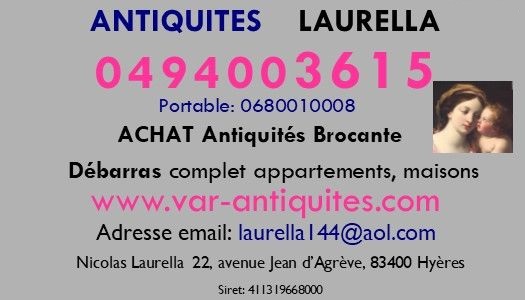 Carte de visite Var-antiquités