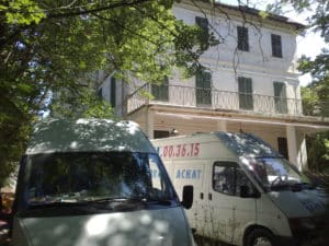 Débarras d'un bâtiment à la Moutonne prés de Hyères